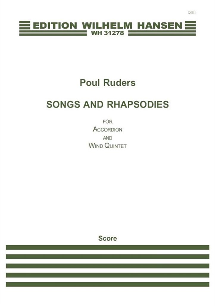 Songs and Rhapsodies for Accordion - Wind Quintet